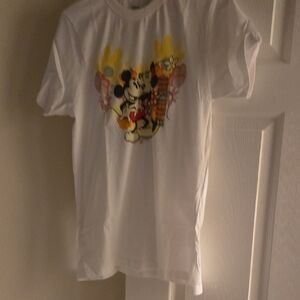 Disney White Short Sleeve Tee